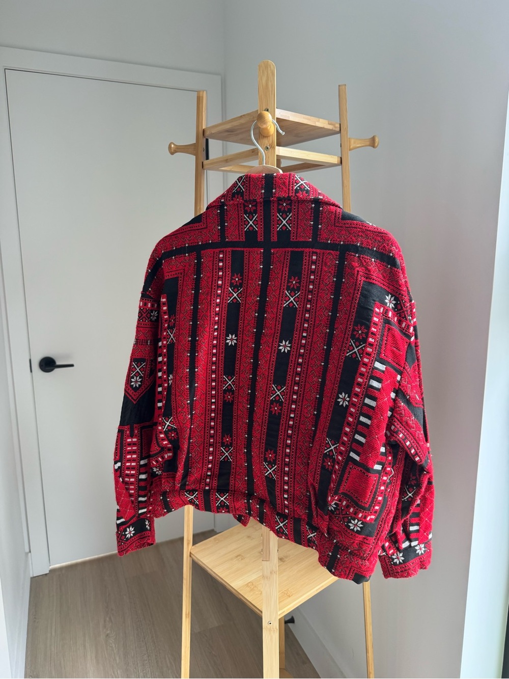 Red Patterned Jacket - Picture 5 of 5